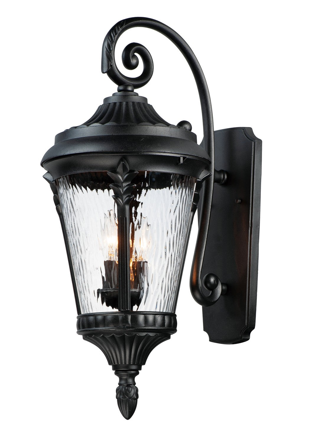 Maxim - Lanterne murale extérieure 3 lumières | Sentry - 3055WGBK