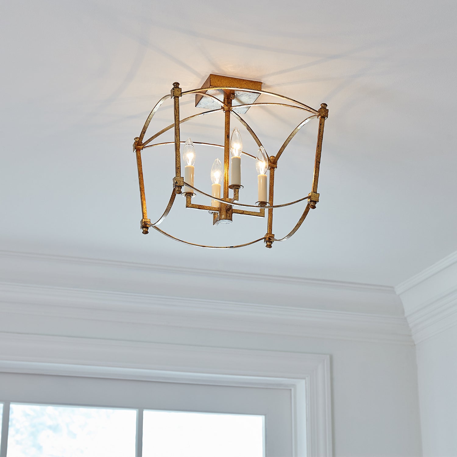 Semi-plafonnier 4 lumières | Thayer