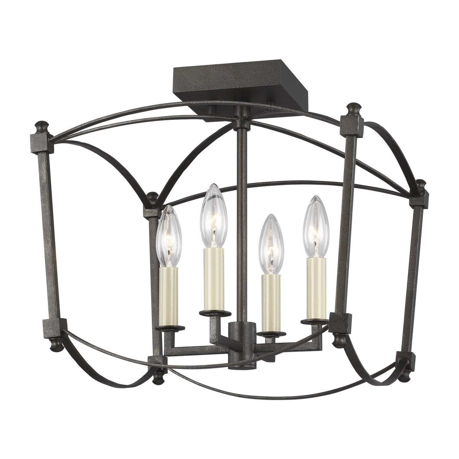 Semi-plafonnier 4 lumières | Thayer