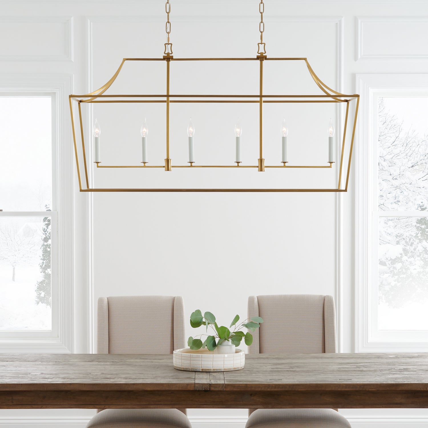 Lanterne linéaire 6 lumières | Southold