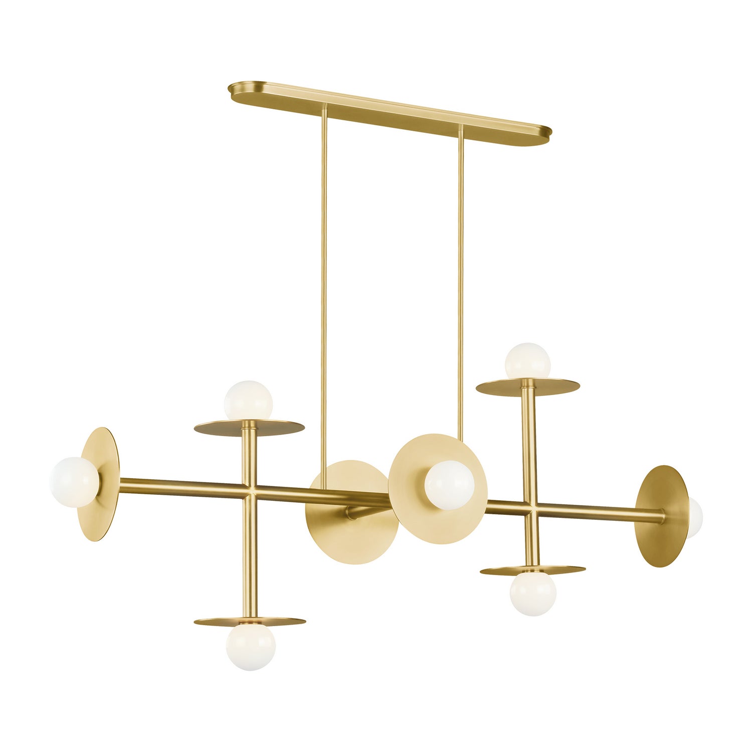 Lustre linéaire 8 lumières | Nodes