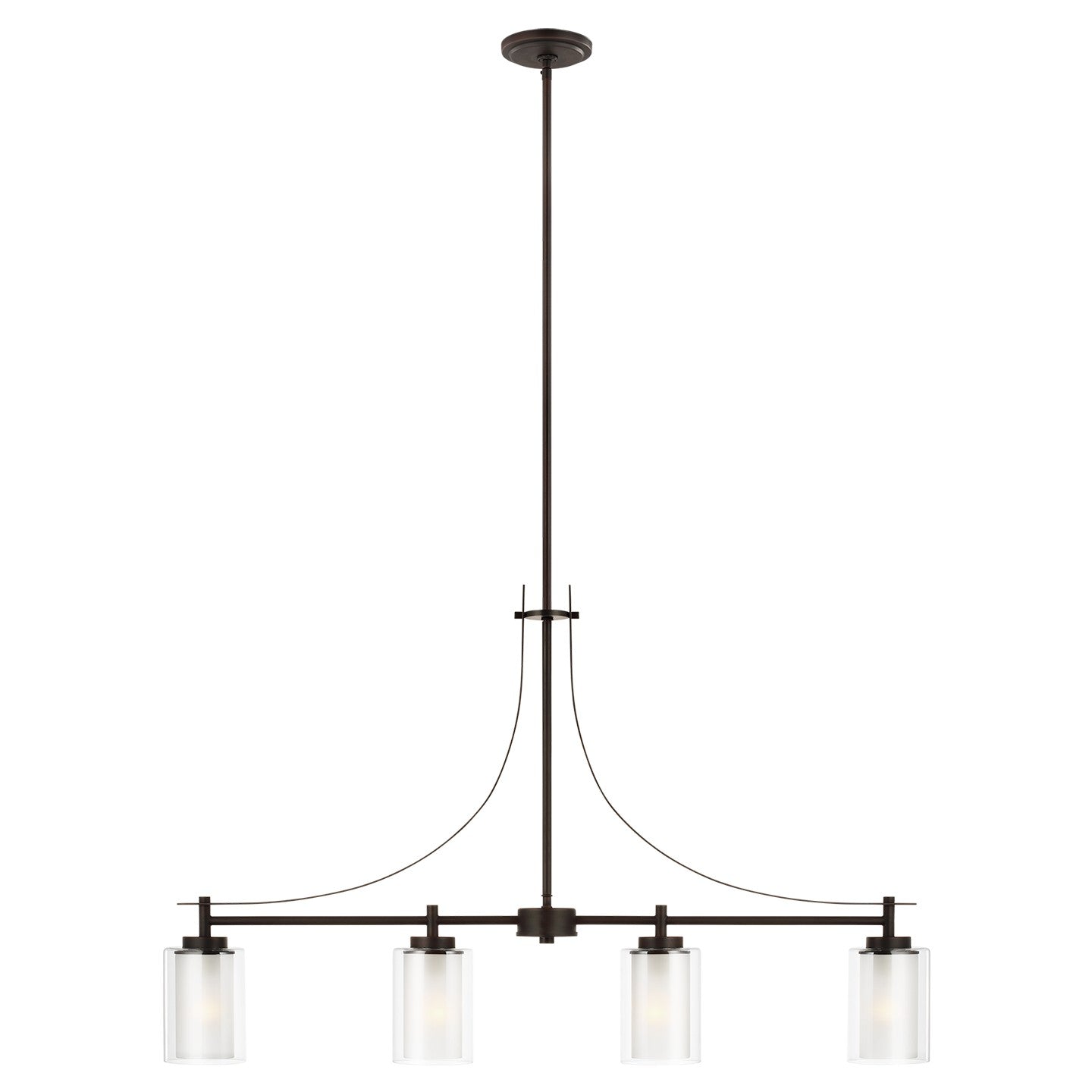 Suspension d'îlot 4 lumières | Elmwood Park