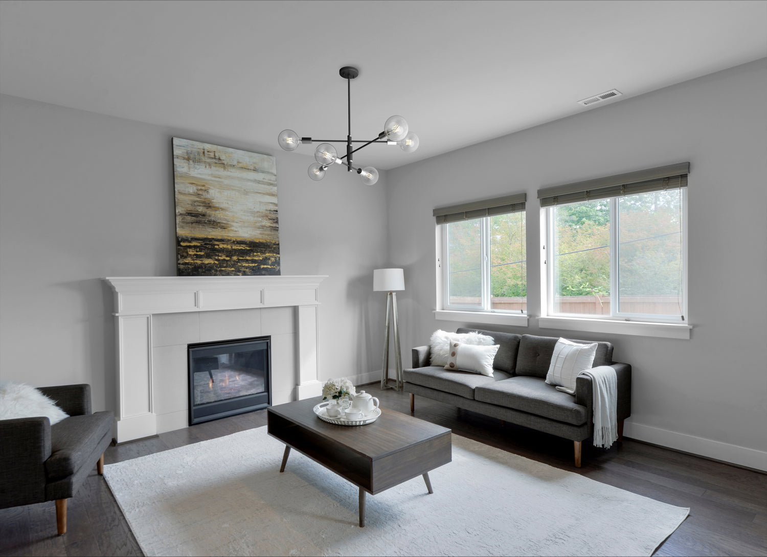 Semi-plafonnier 4 lumières | Lake Loft