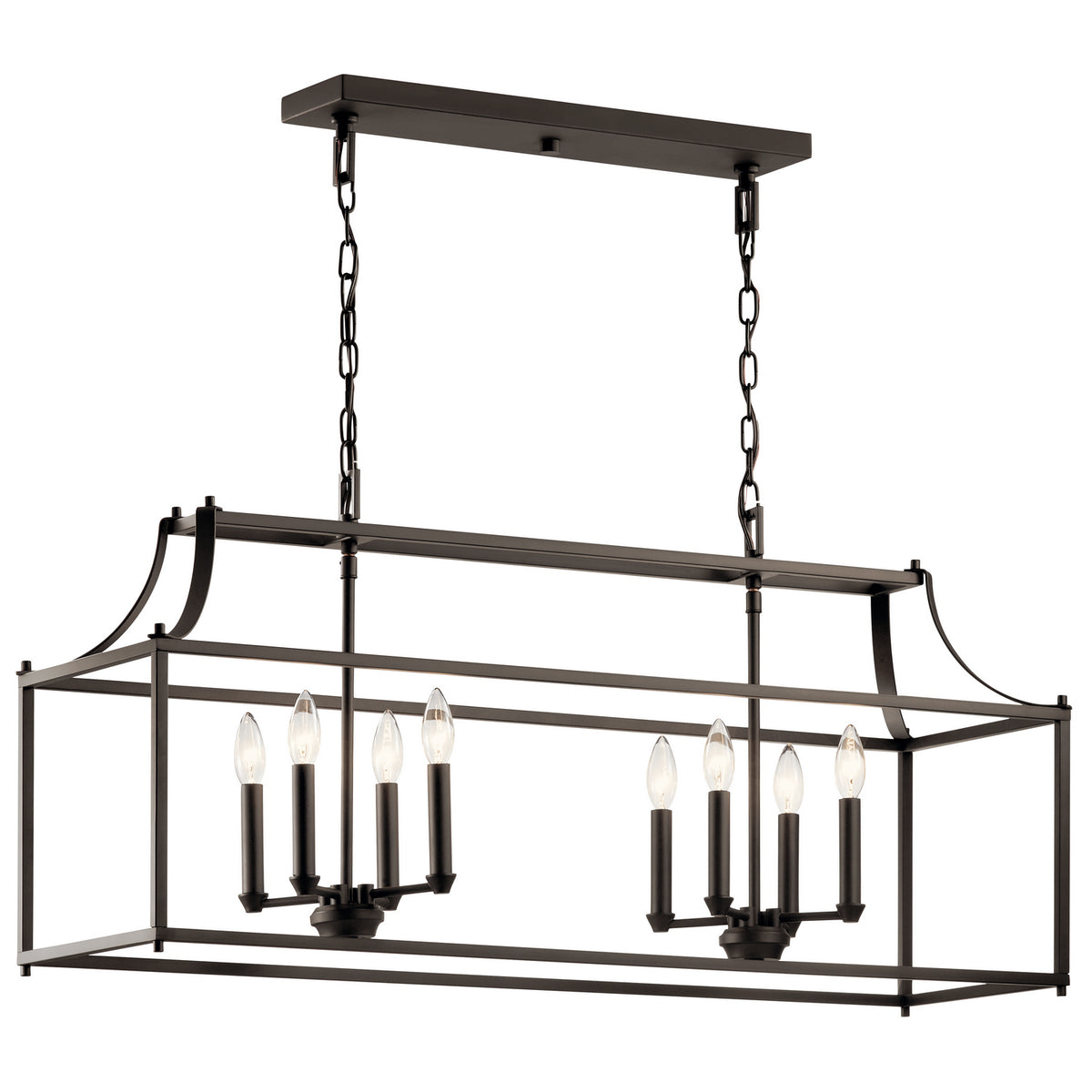 Lustre linéaire 8 lumières | Morrigan
