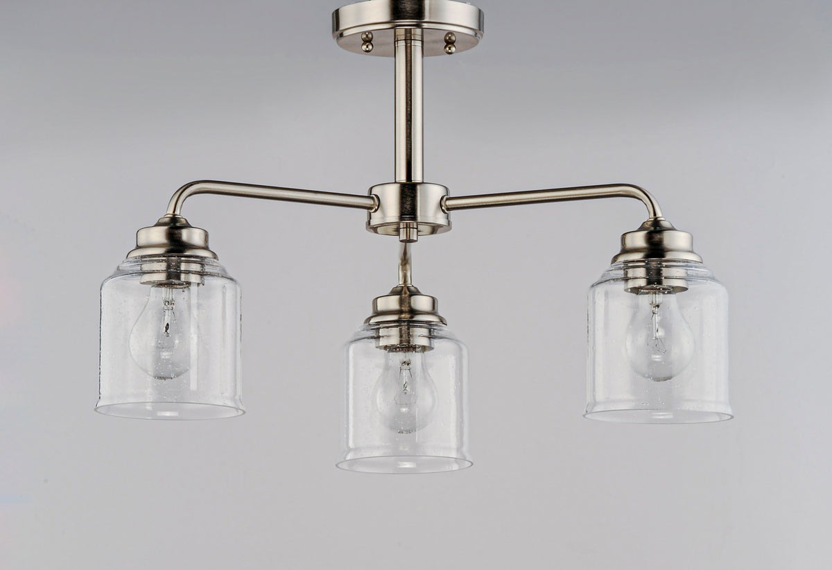 Semi-plafonnier ou lustre 3 lumières | Acadia