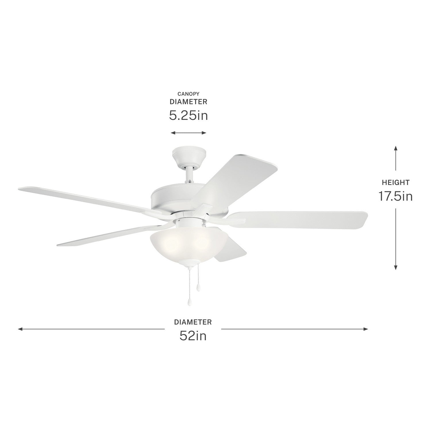 Ventilateur de plafond 52 po | Basics Pro Select