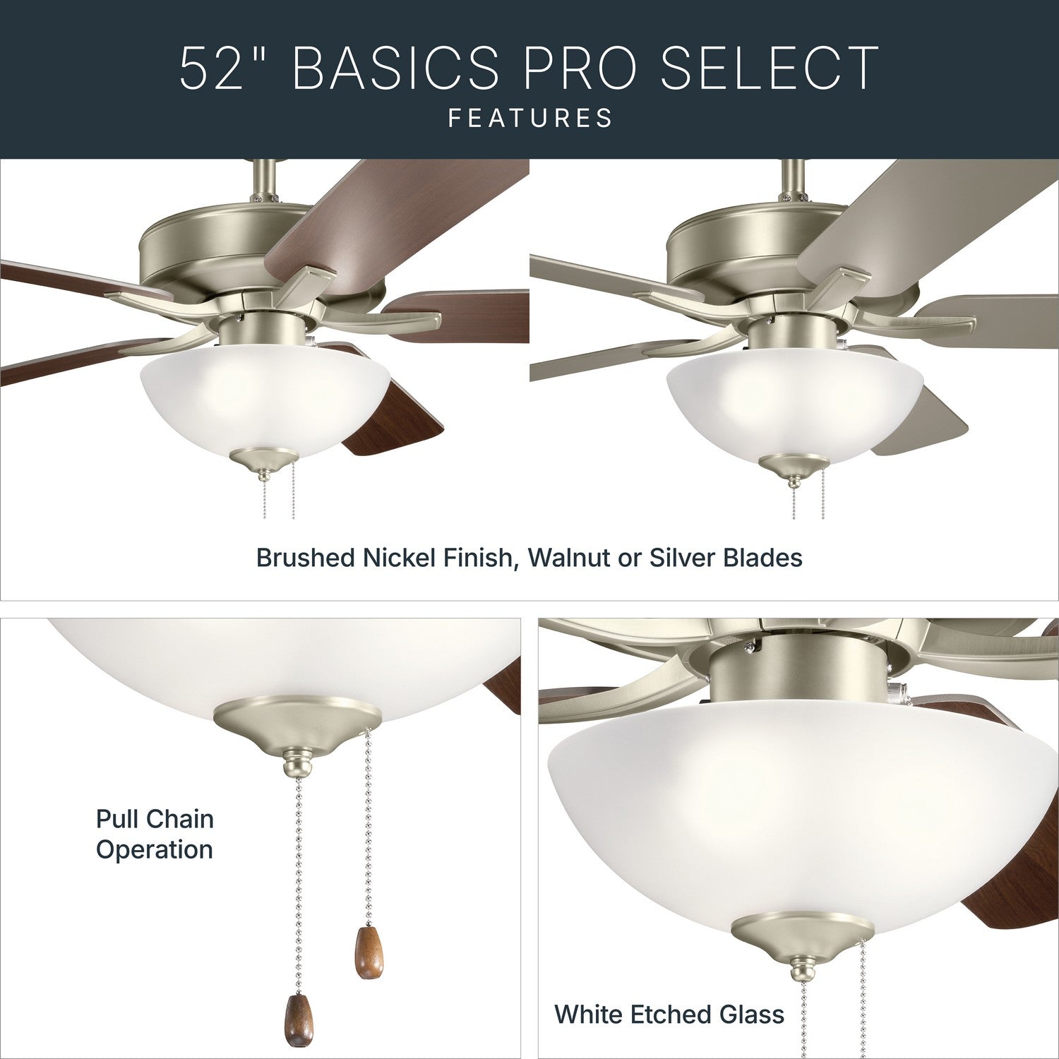 Ventilateur de plafond 52 po | Basics Pro Select