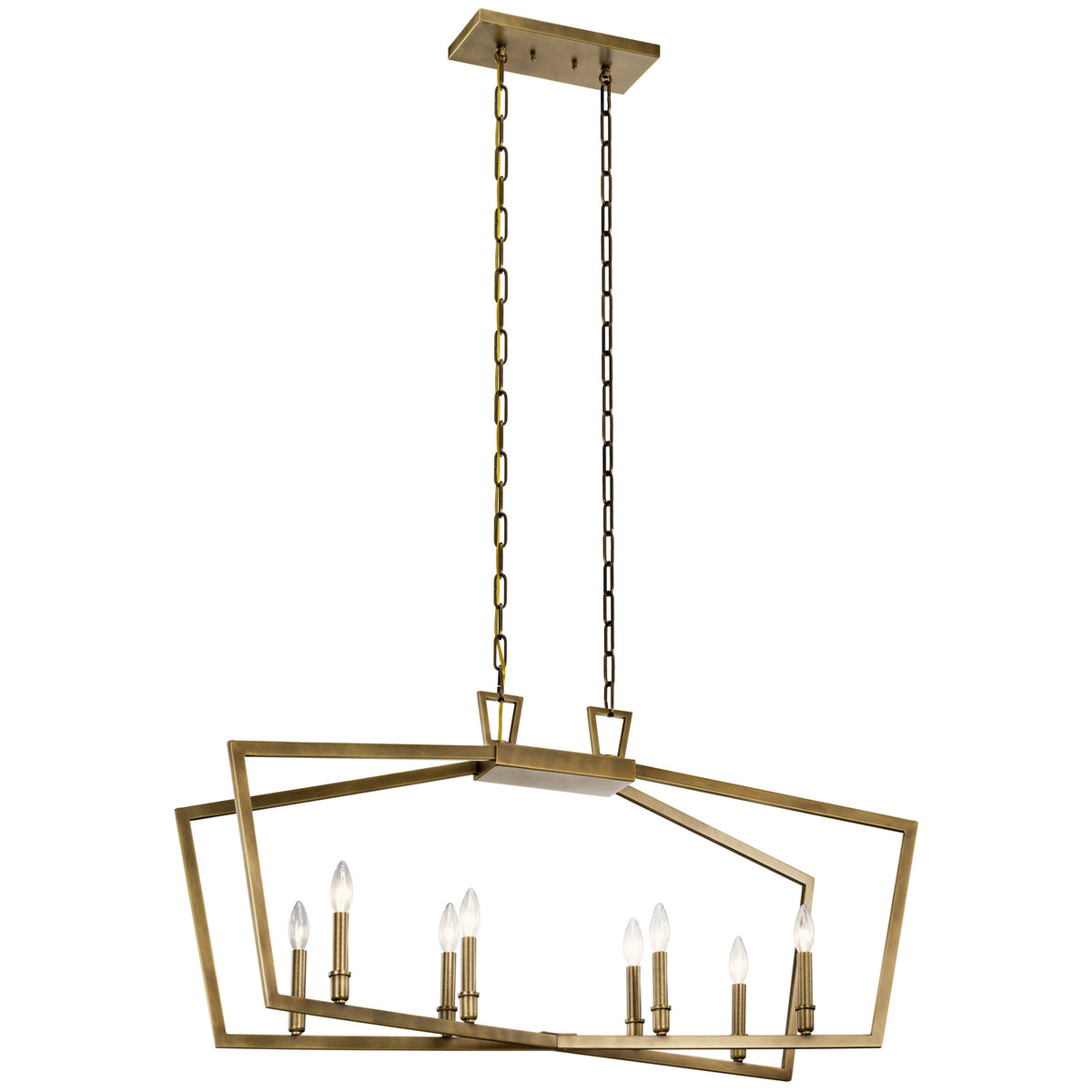 Lustre linéaire 8 lumières | Abbotswell