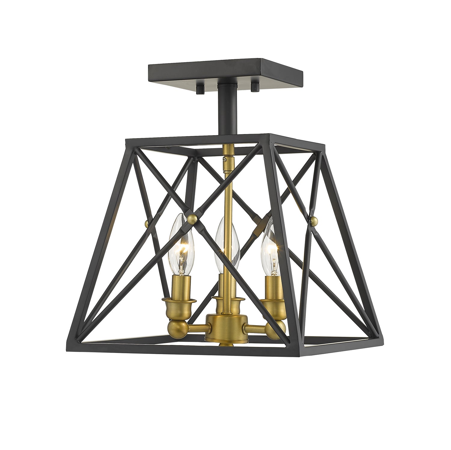 Semi-plafonnier 3 lumières | Trestle