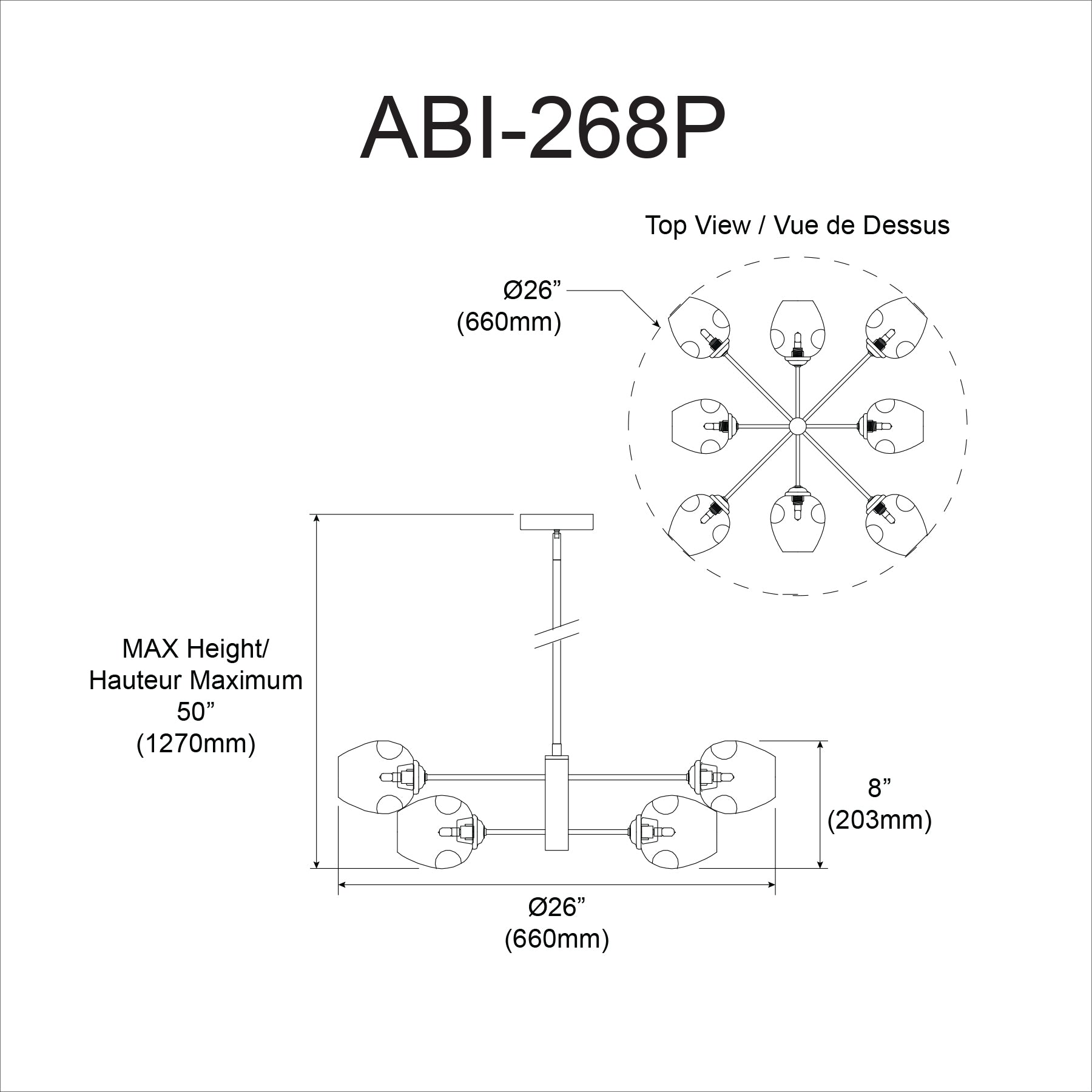 Luminaire suspendu Noir | ABII