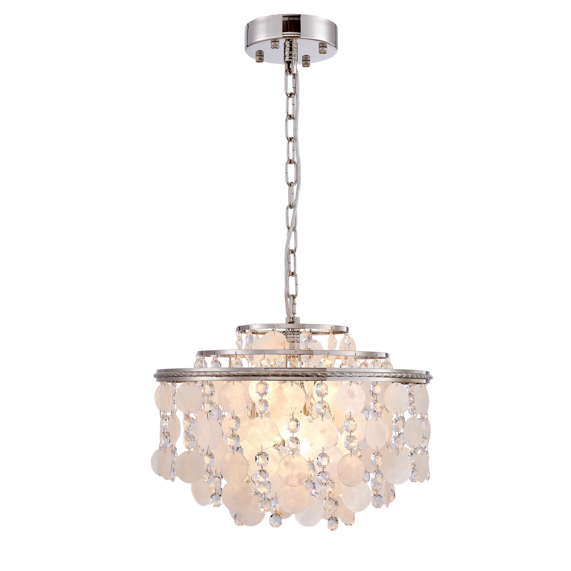 Luminaire suspendu Nickel poli | AVARA