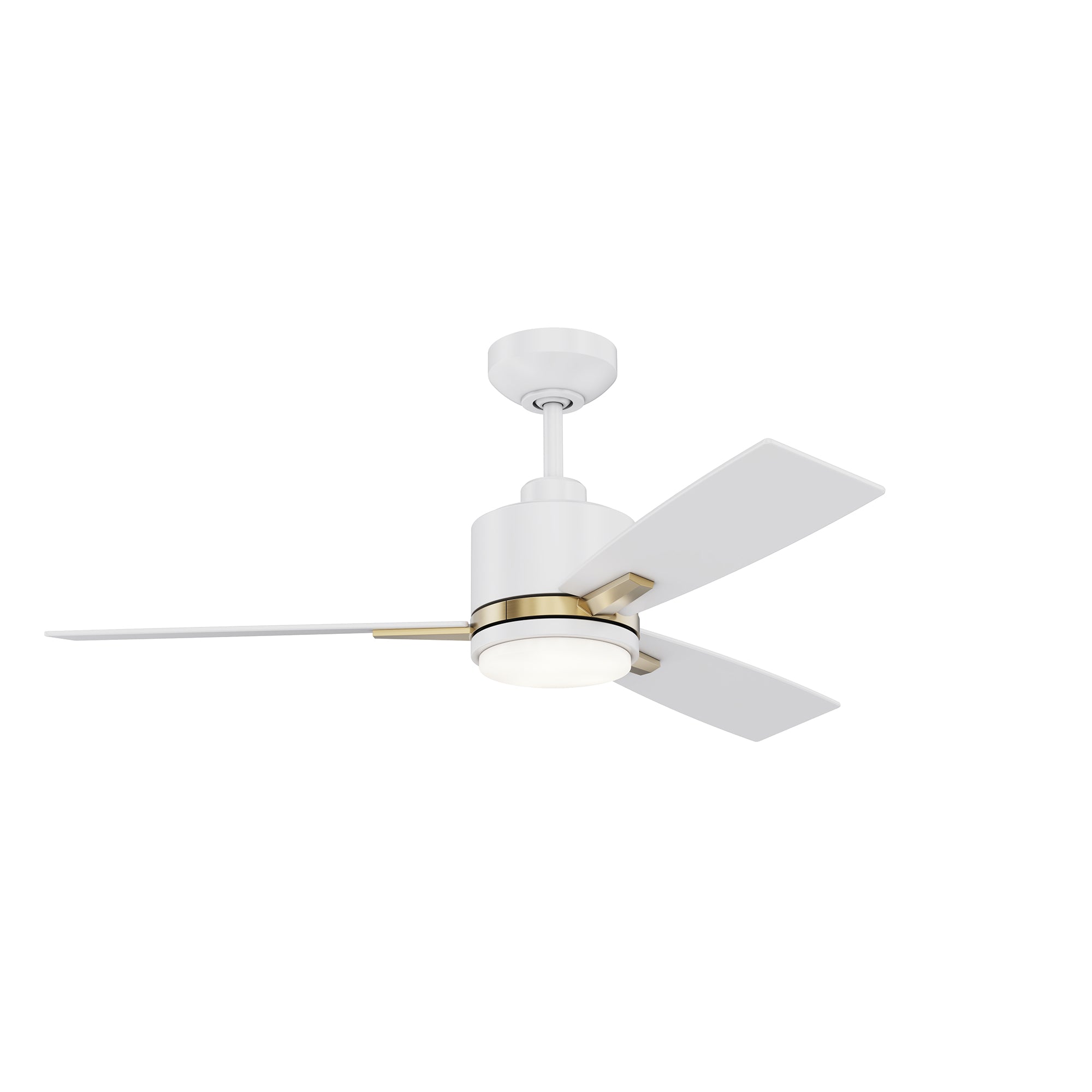 NUVEL Ceiling fan White, Gold INTEGRATED LED - AC30842-MWH/OCB | KENDAL
