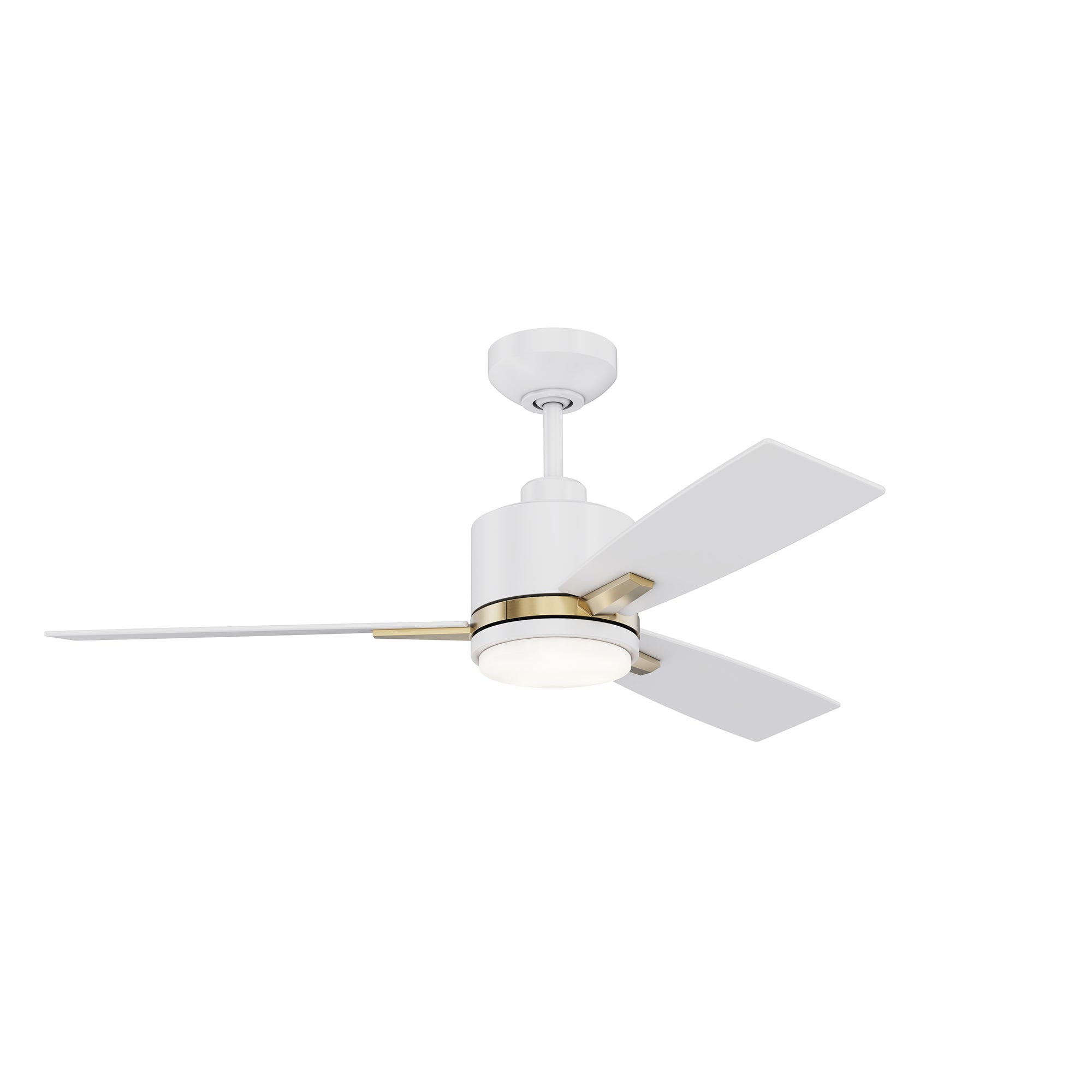 Ventilateur  Blanc mat et laiton | NUVEL