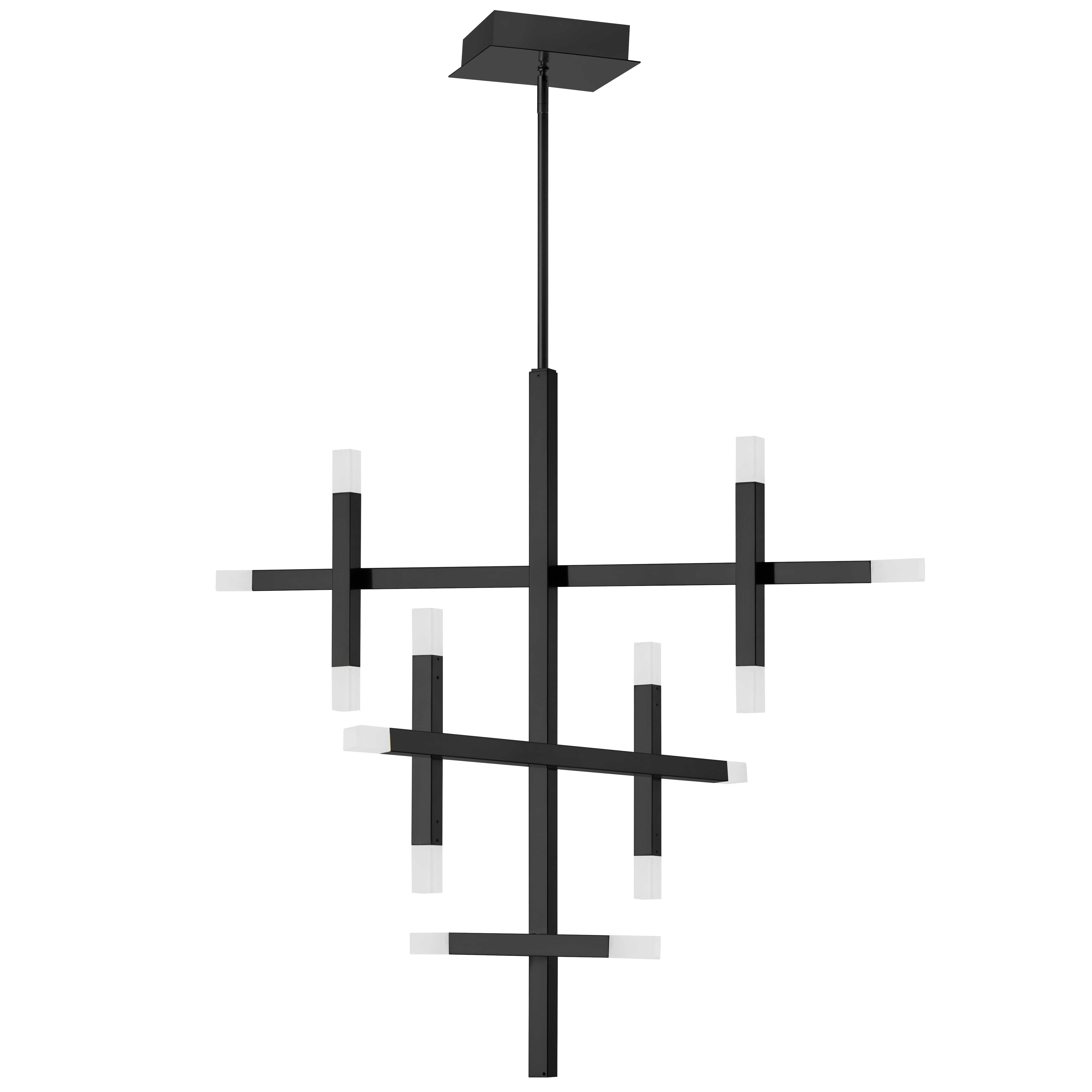 ACASIA Chandelier Noir DEL INTÉGRÉ - ACS-3656C-MB-FR | DAINOLITE