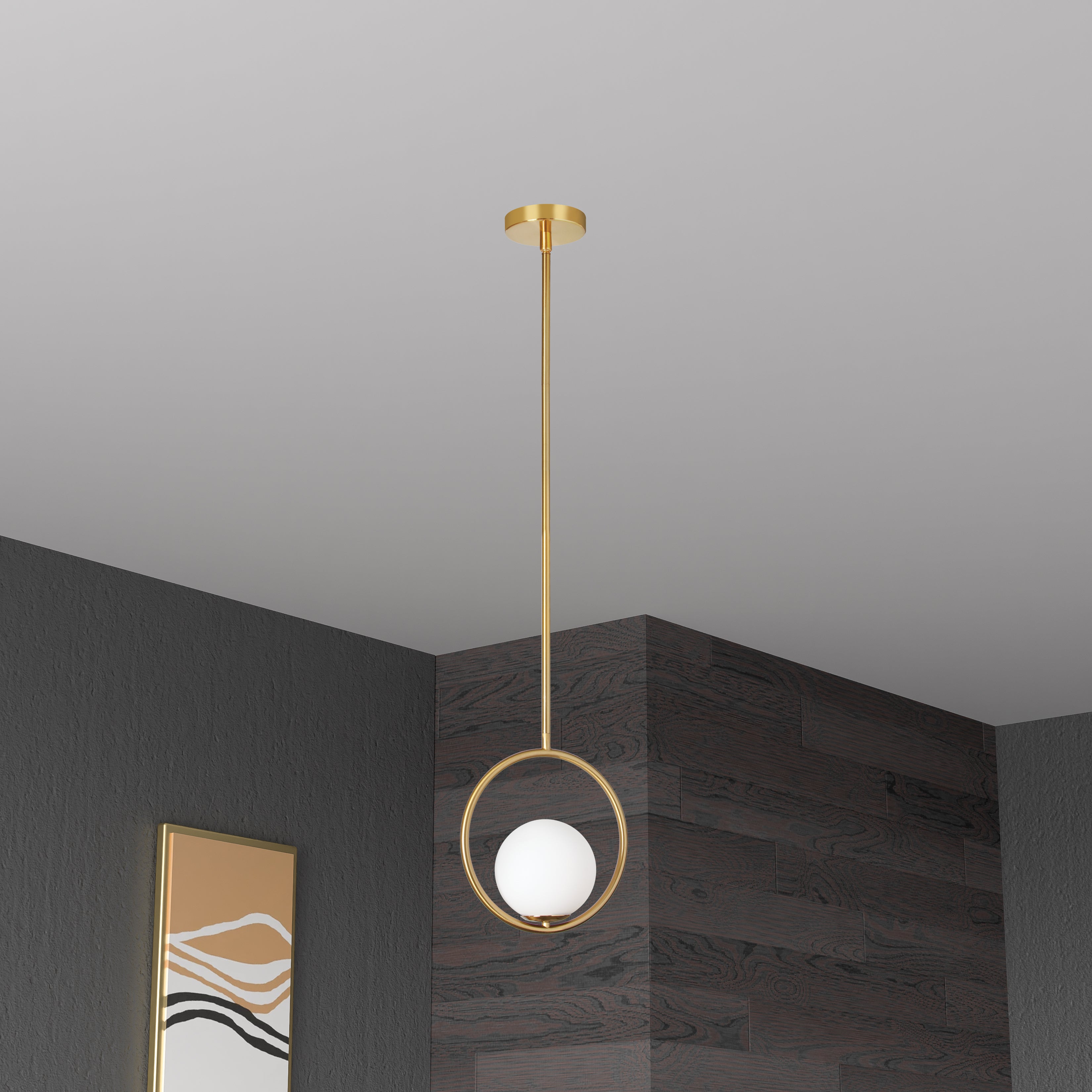 Luminaire suspendu Laiton vieilli | ADRIENNA