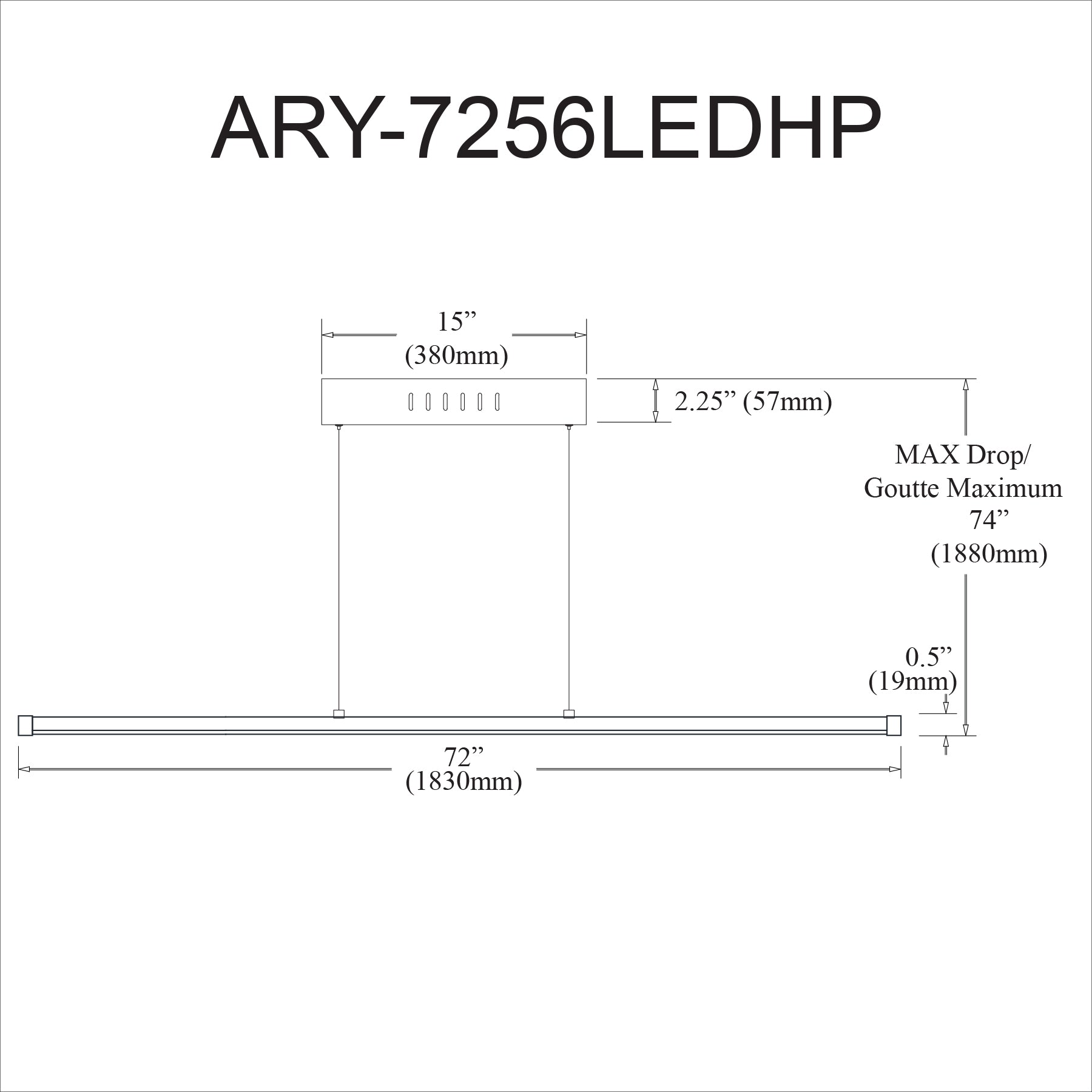 Luminaire suspendu Noir | ARRAY