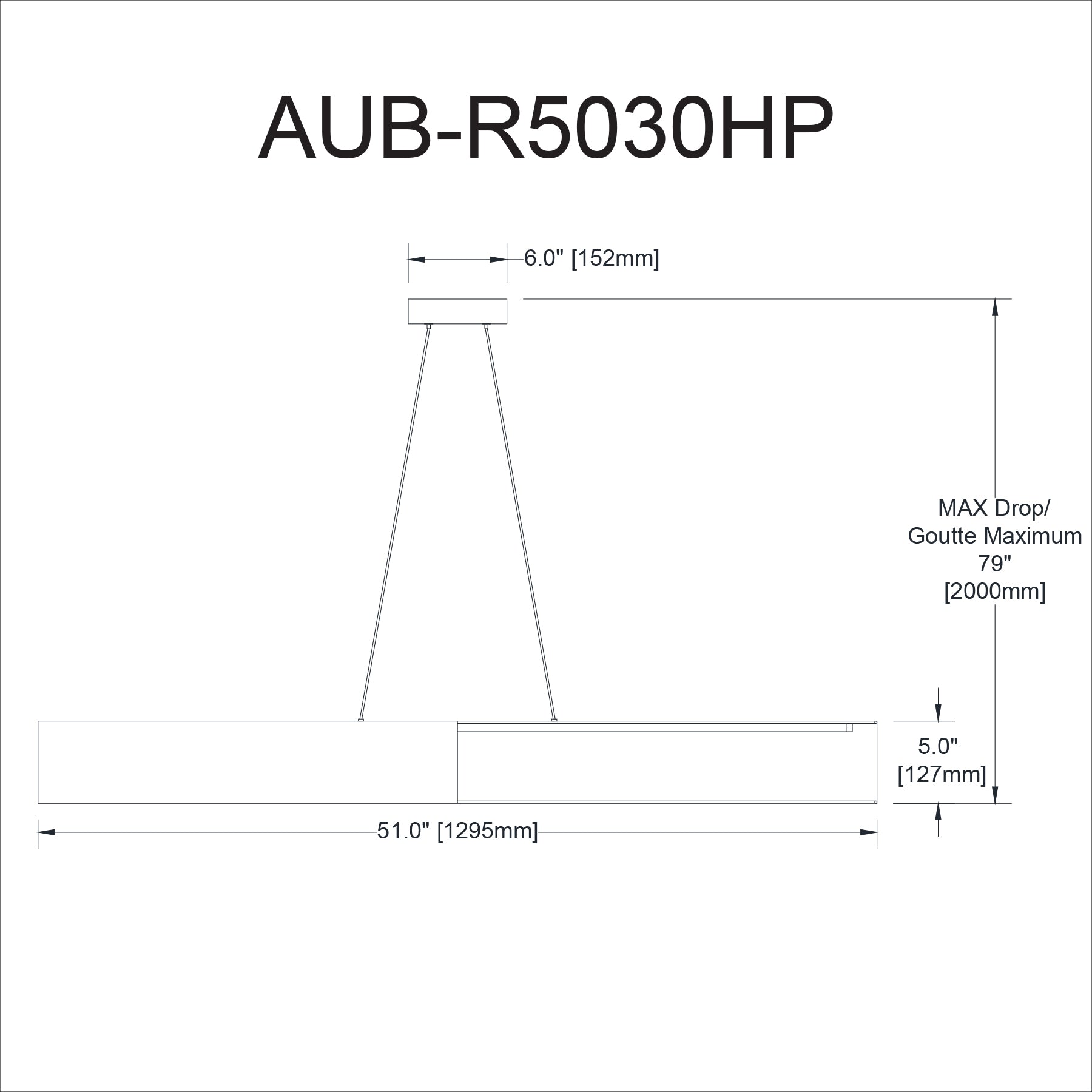 Luminaire suspendu Noir | AUBREY