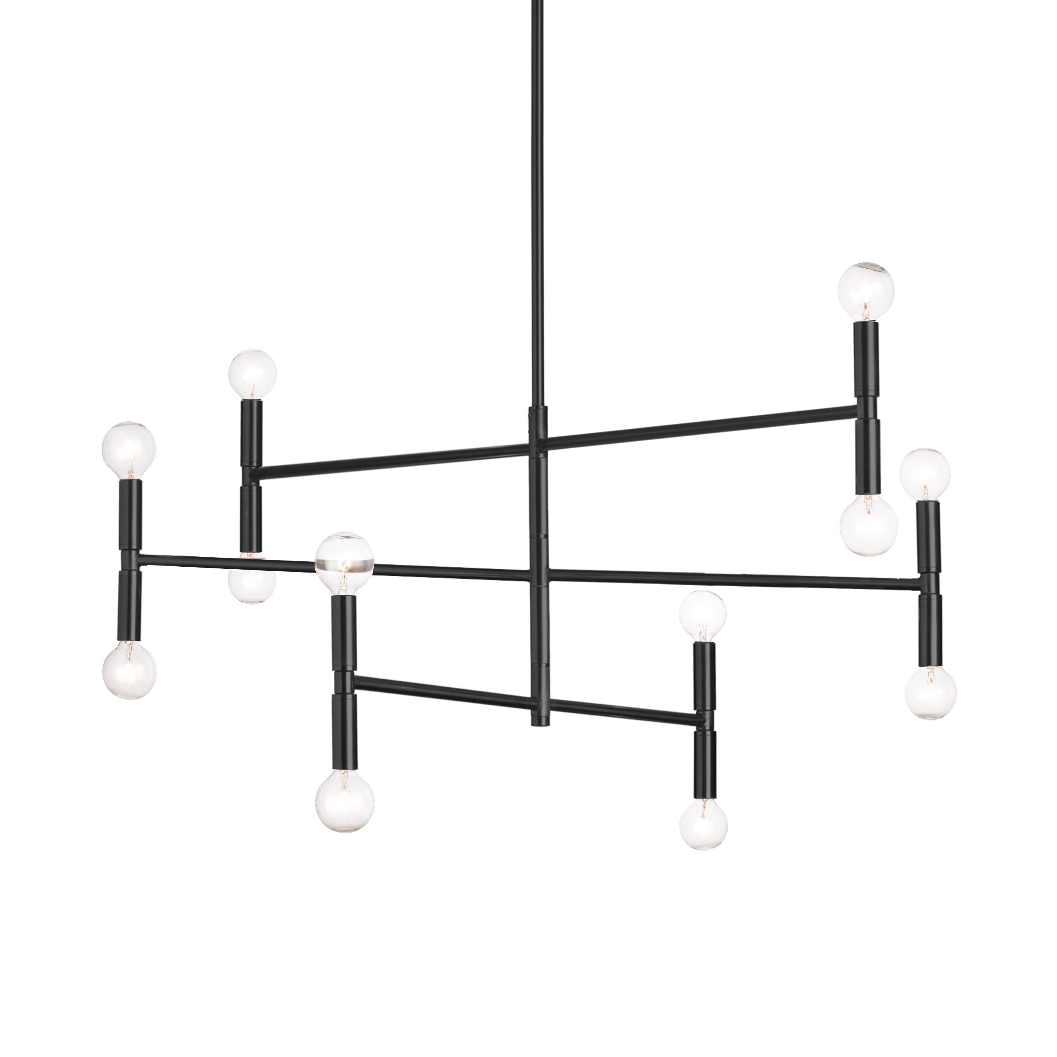 AVA Chandelier Noir - AVA-3012C-MB | DAINOLITE