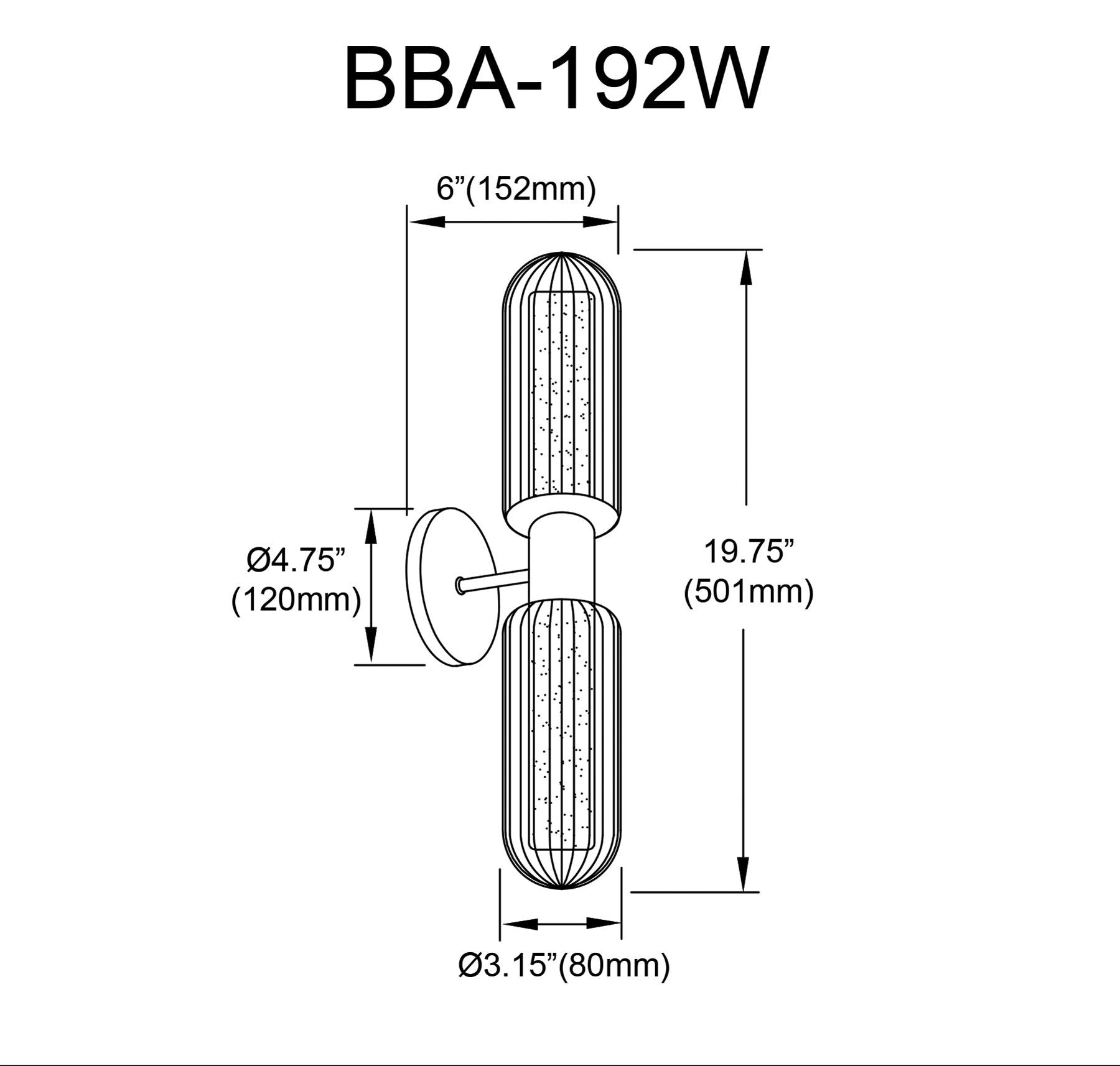 Applique murale | BALBINA — 5 po
