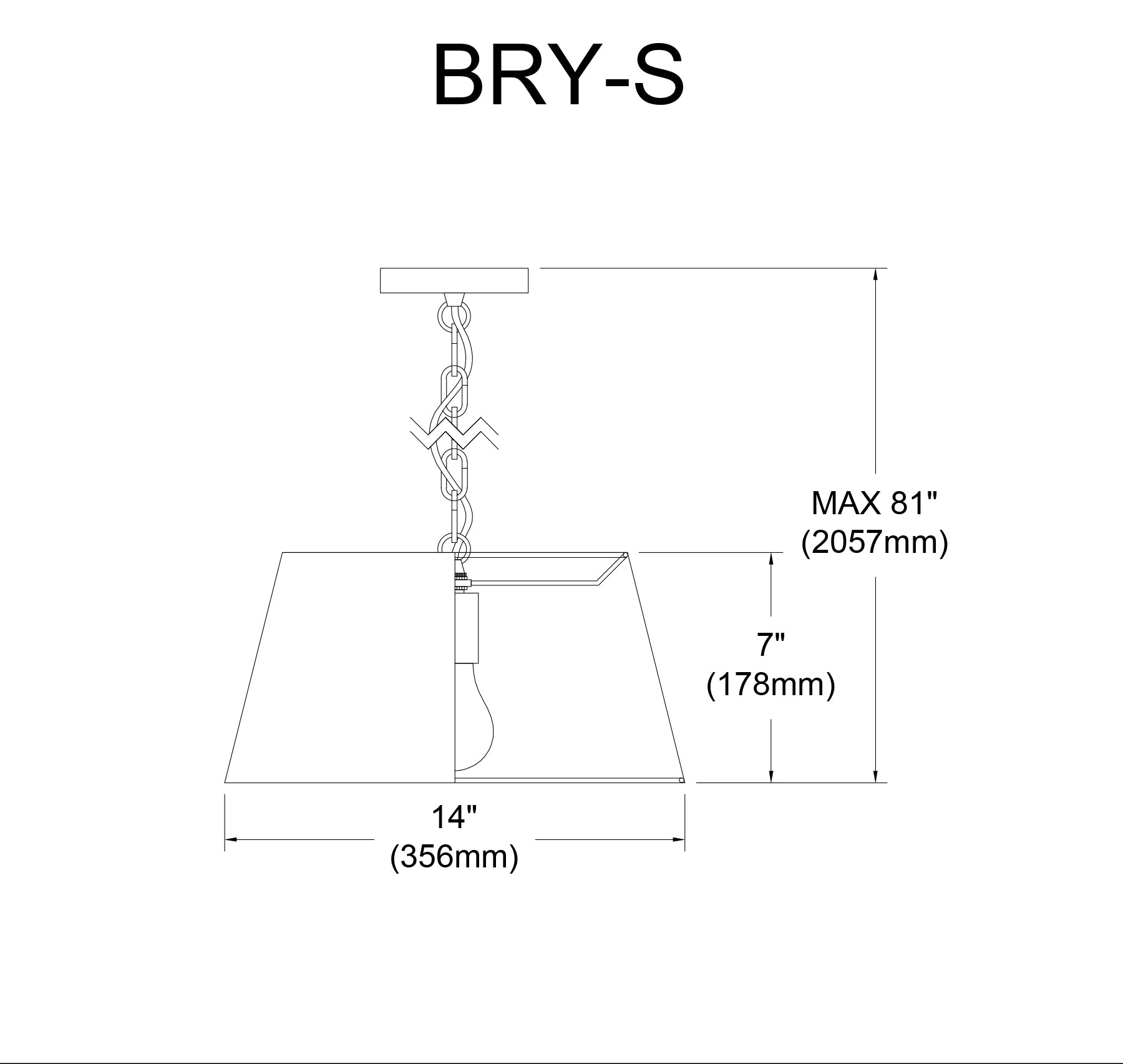 Luminaire suspendu Gris | BRYNN