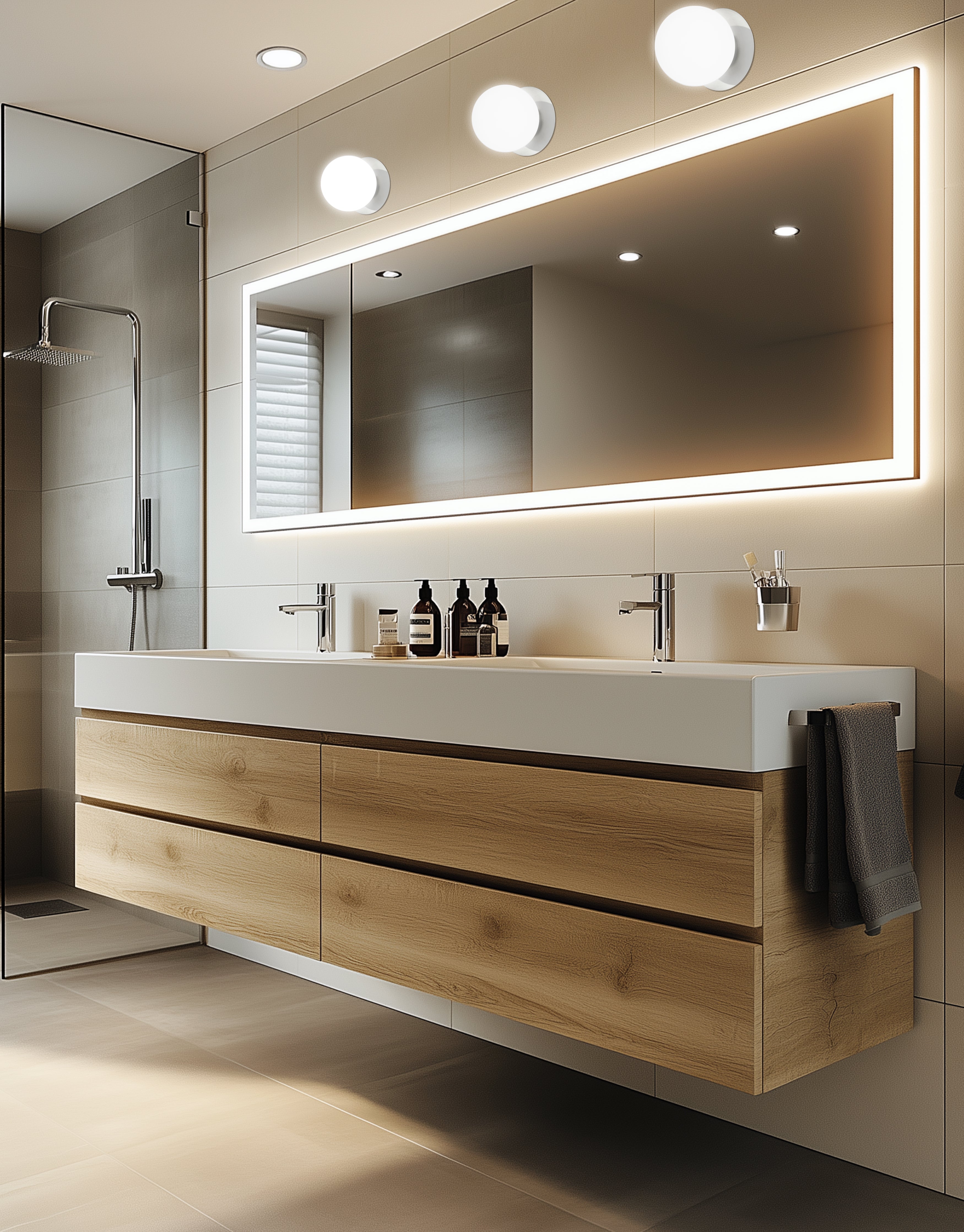Applique murale Transparent — Blanc mat | BURLAT