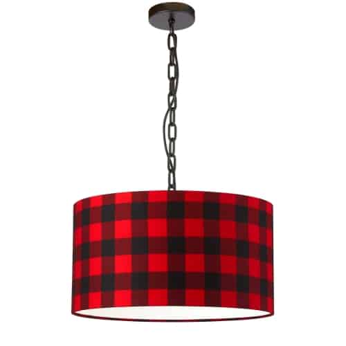 Luminaire suspendu Carreaux Buffalo | BRAXTON — 20 po