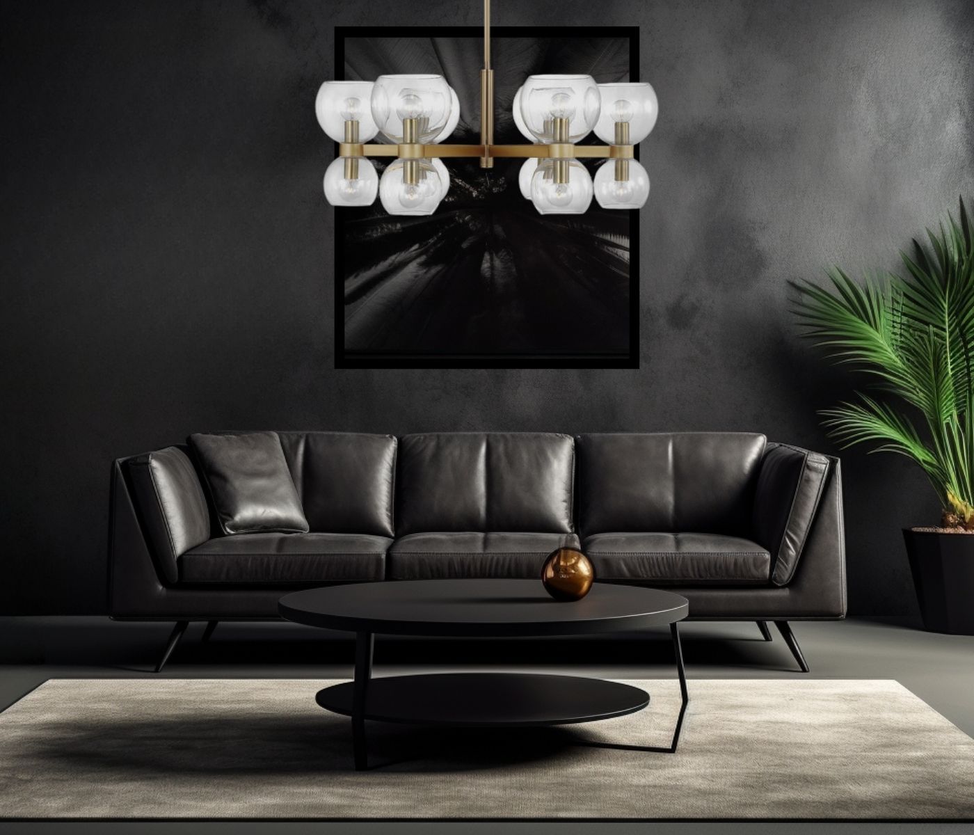 LONDYN Chandelier Or - KSC10212BBSCG | GENERATION-LIGHTING