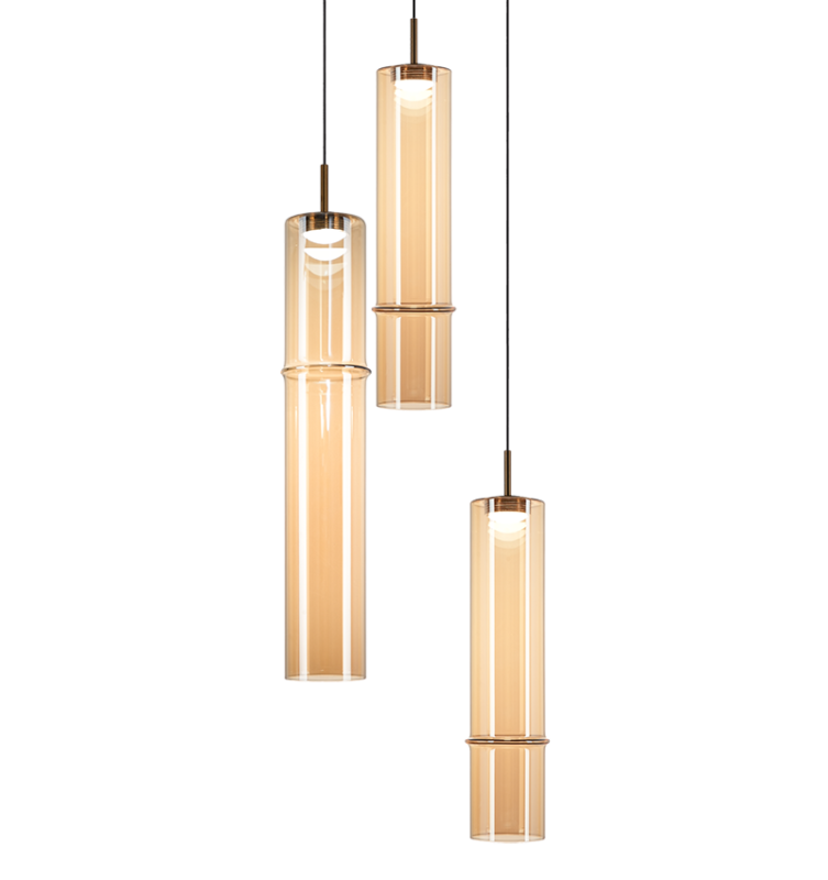 Luminaire suspendu | BAMBU - Laiton
