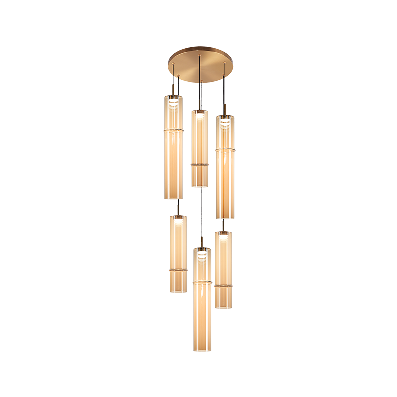 Luminaire suspendu | BAMBU - Laiton