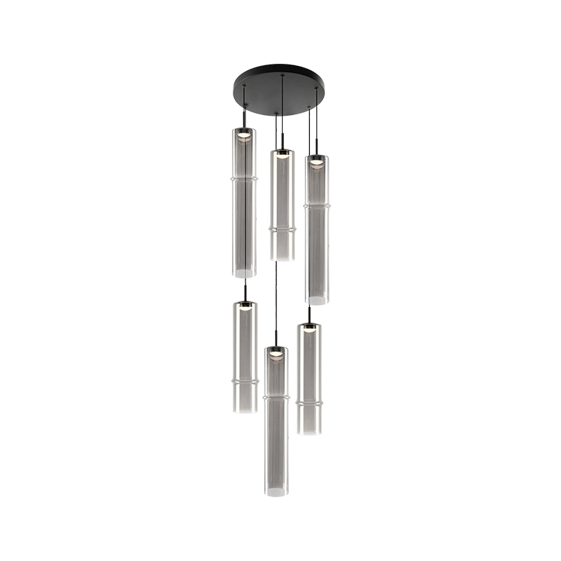 Luminaire suspendu | BAMBU - Noir