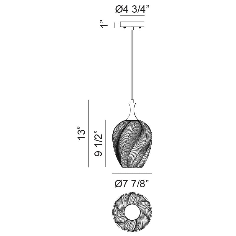 Luminaire suspendu | EESHA - Laiton