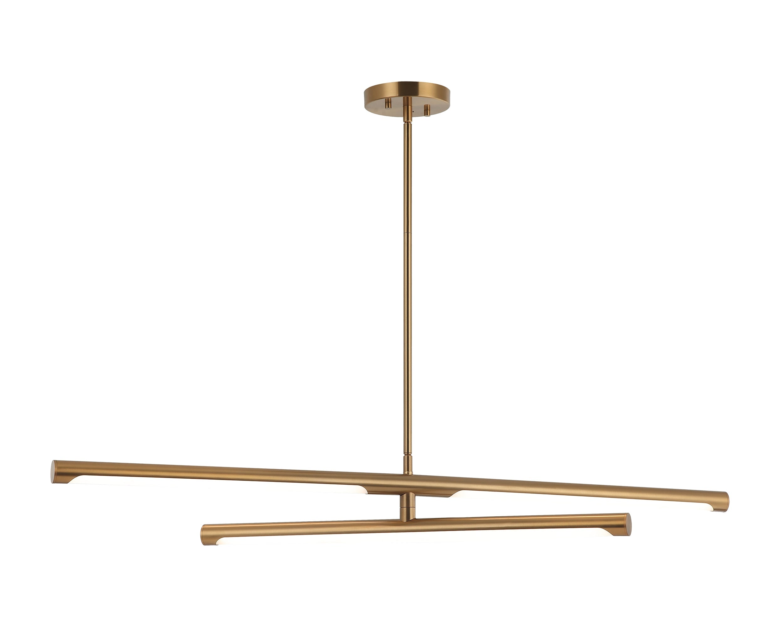 Luminaire suspendu Laiton doré vieilli | NOVELLE