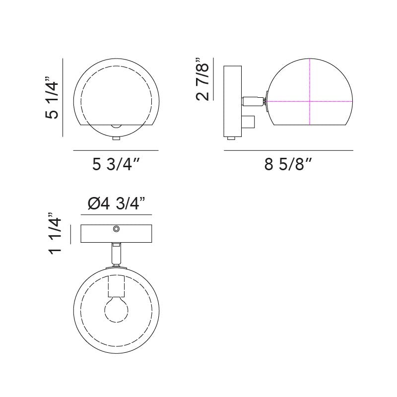 Applique murale | ORB - Blanc