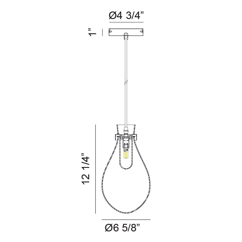 Luminaire suspendu | SERANNA - Noir
