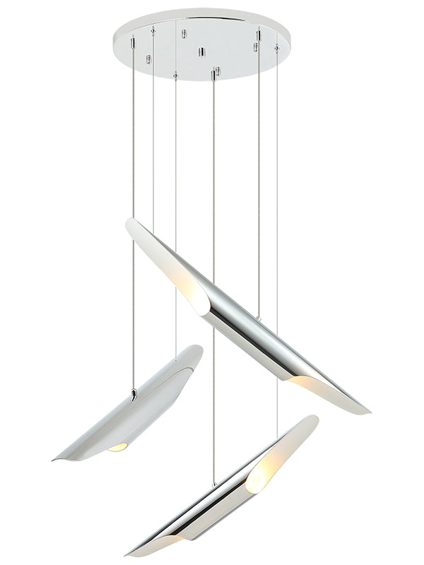 Luminaire suspendu | STYLUS - Chrome