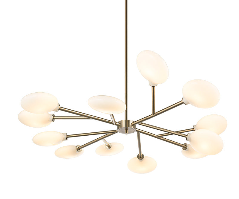 Luminaire suspendu | PEONY - Or champagne