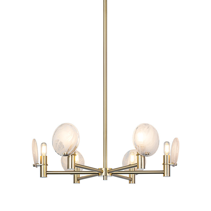 Luminaire suspendu Or champagne | CLOUDBURST - Or champagne