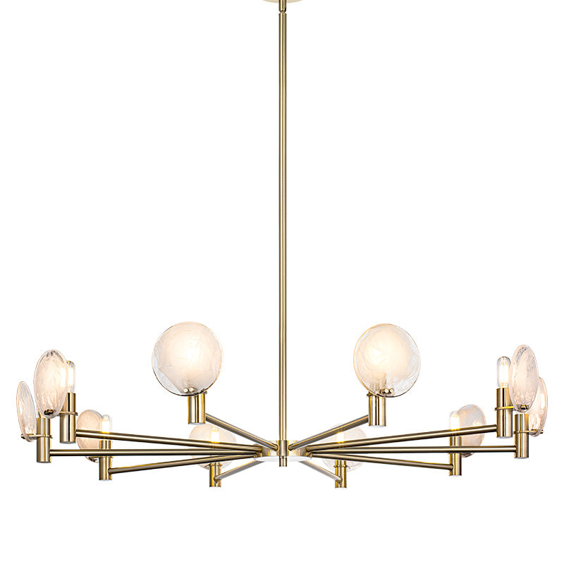 Luminaire suspendu Or champagne | CLOUDBURST - Or champagne