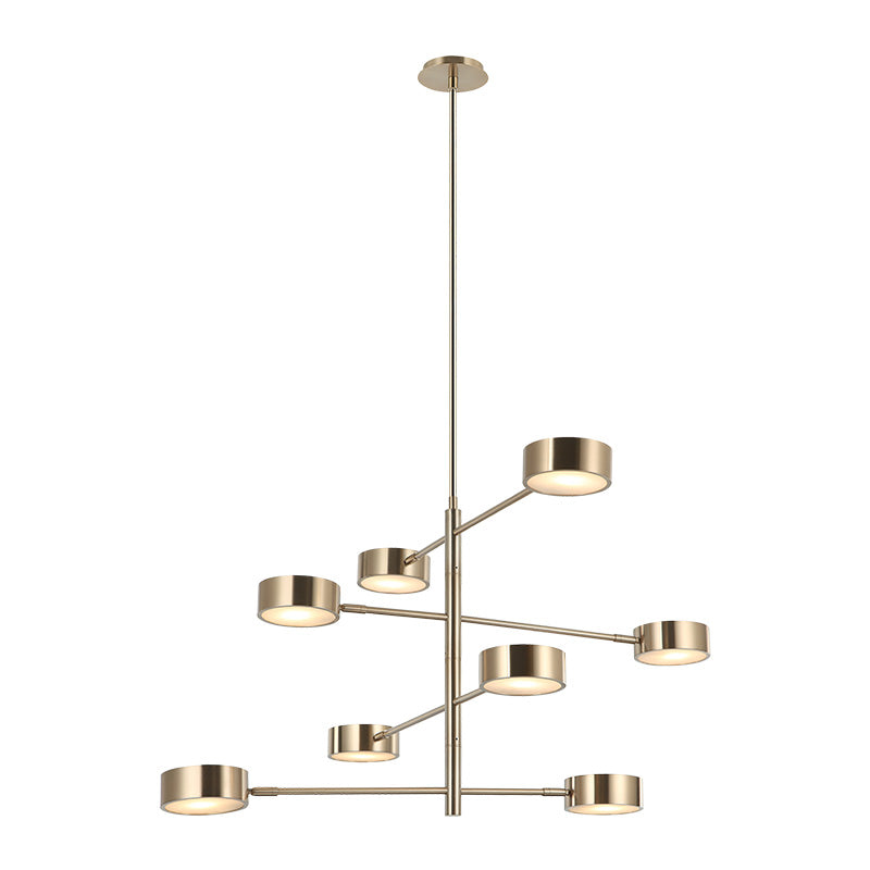 Luminaire suspendu Or champagne | WEATHERTON - Or champagne