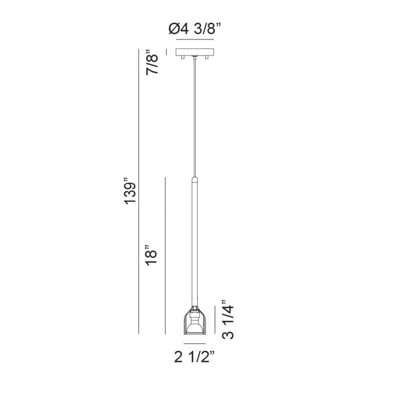 Luminaire suspendu | LUMENAGIO - Noir
