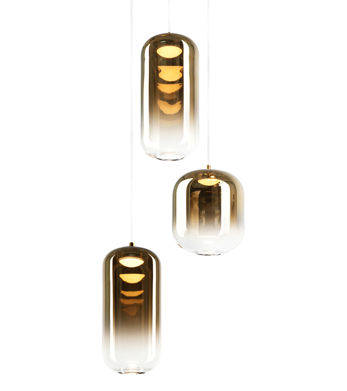 Luminaire suspendu | REFRAX - Laiton