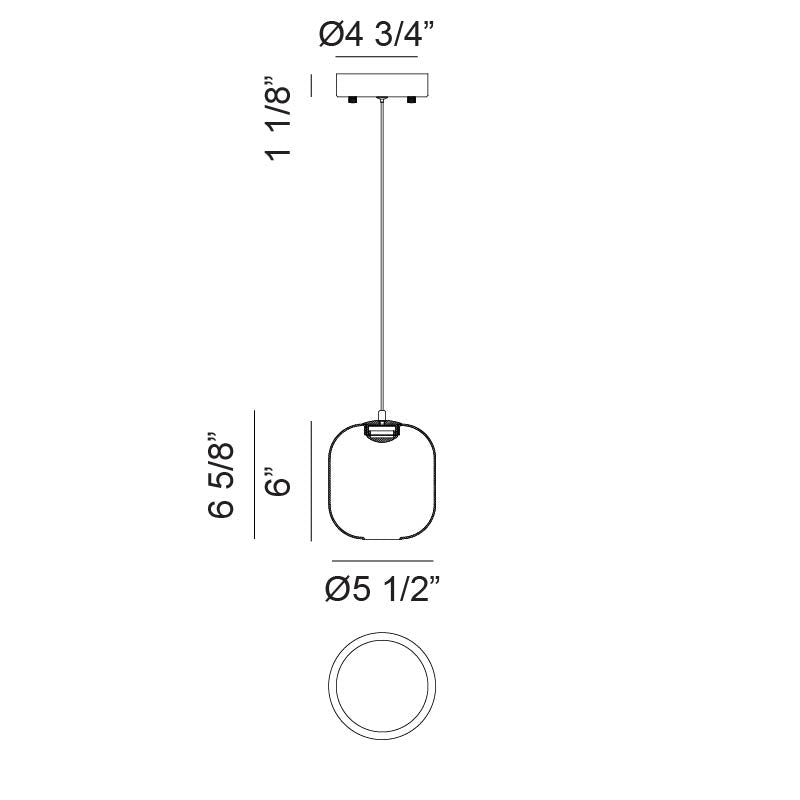 Luminaire suspendu | REFRAX - Noir
