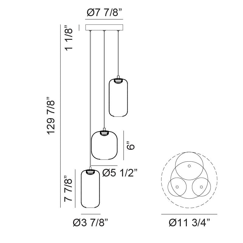 Luminaire suspendu | REFRAX - Laiton