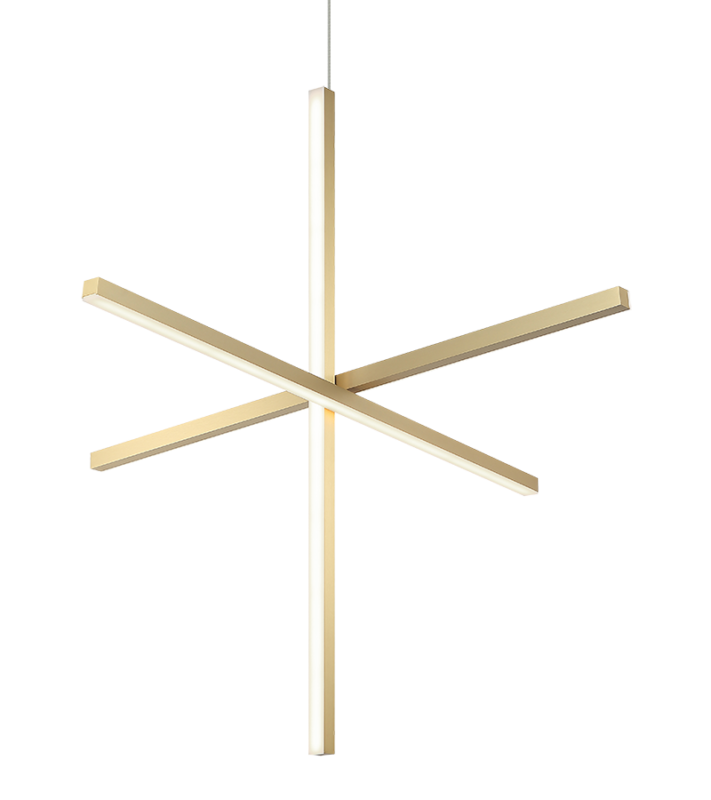 Luminaire suspendu | CROSLEY - Or brossé