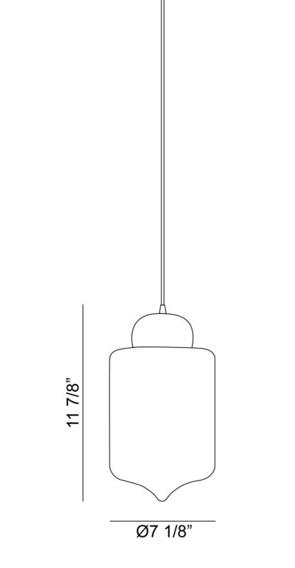 Luminaire suspendu | IRRESISTIBLE ORGANIC CHARM - Fumé