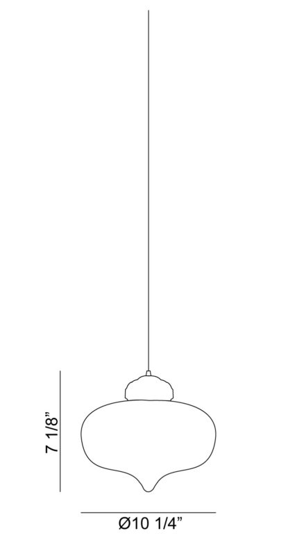 Luminaire suspendu | IRRESISTIBLE ORGANIC CHARM - Transparent