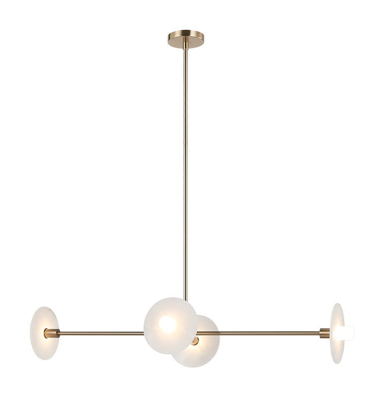 Luminaire suspendu | MONUMENT - Or champagne