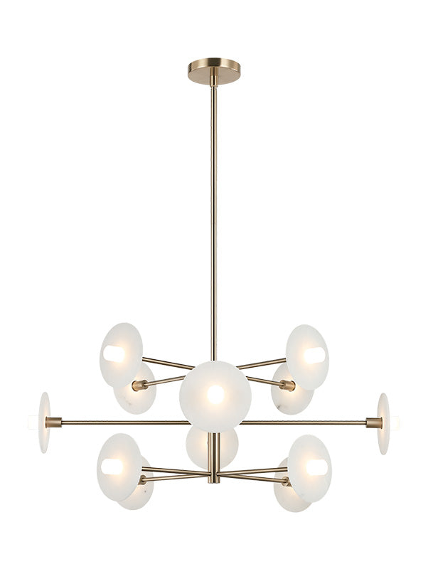 Luminaire suspendu | MONUMENT - Or champagne