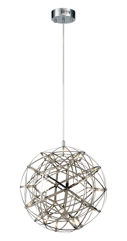 Luminaire suspendu Chrome | MANHATTAN SERIES - Chrome