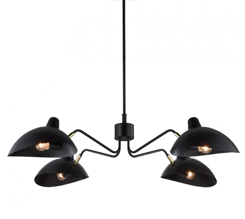 Luminaire suspendu Bronze et or brossé | DROID - Bronze et or brossé